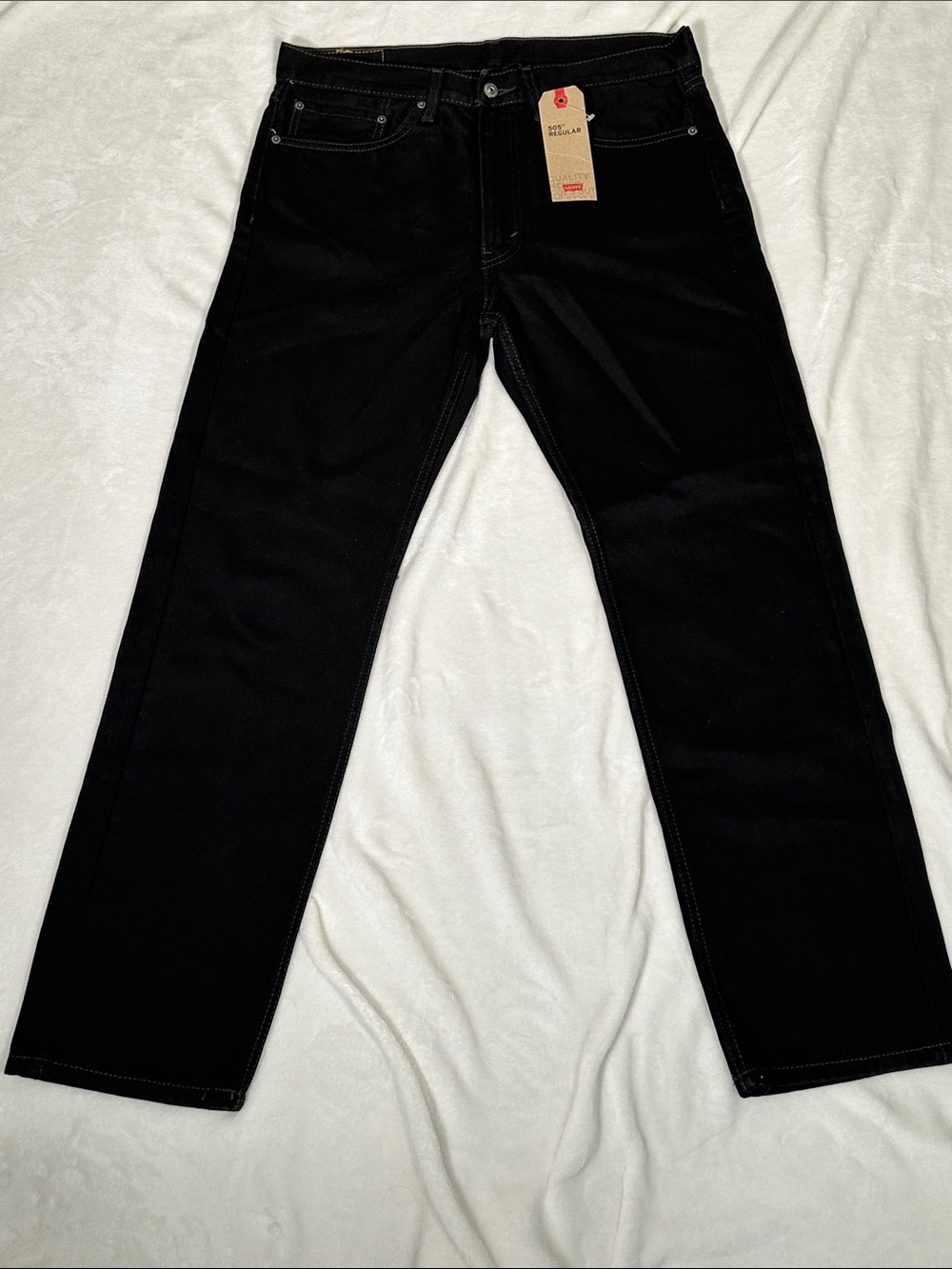 NWT Levi's Black 505 Jeans - Straight Leg Men's Jeans